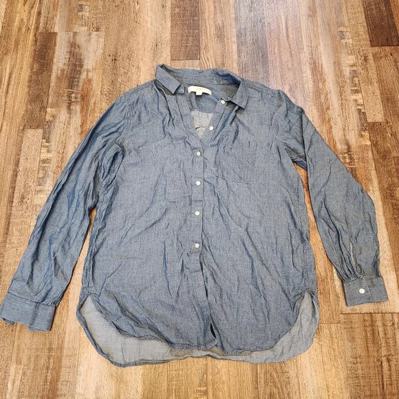 LOFT Long Sleeve Button Down Size S - Picture 1 of 5
